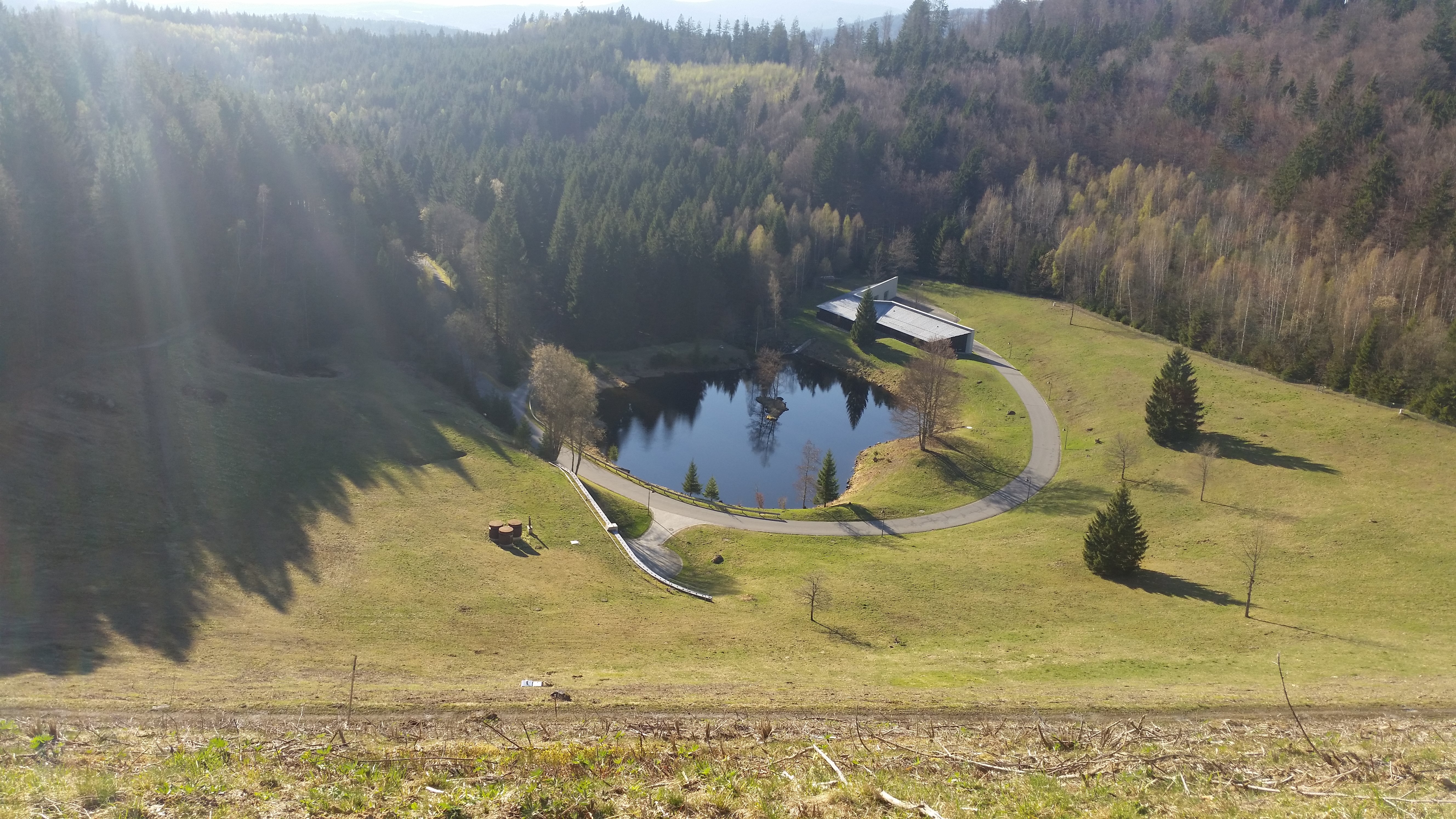 Aussicht vom Staudamm