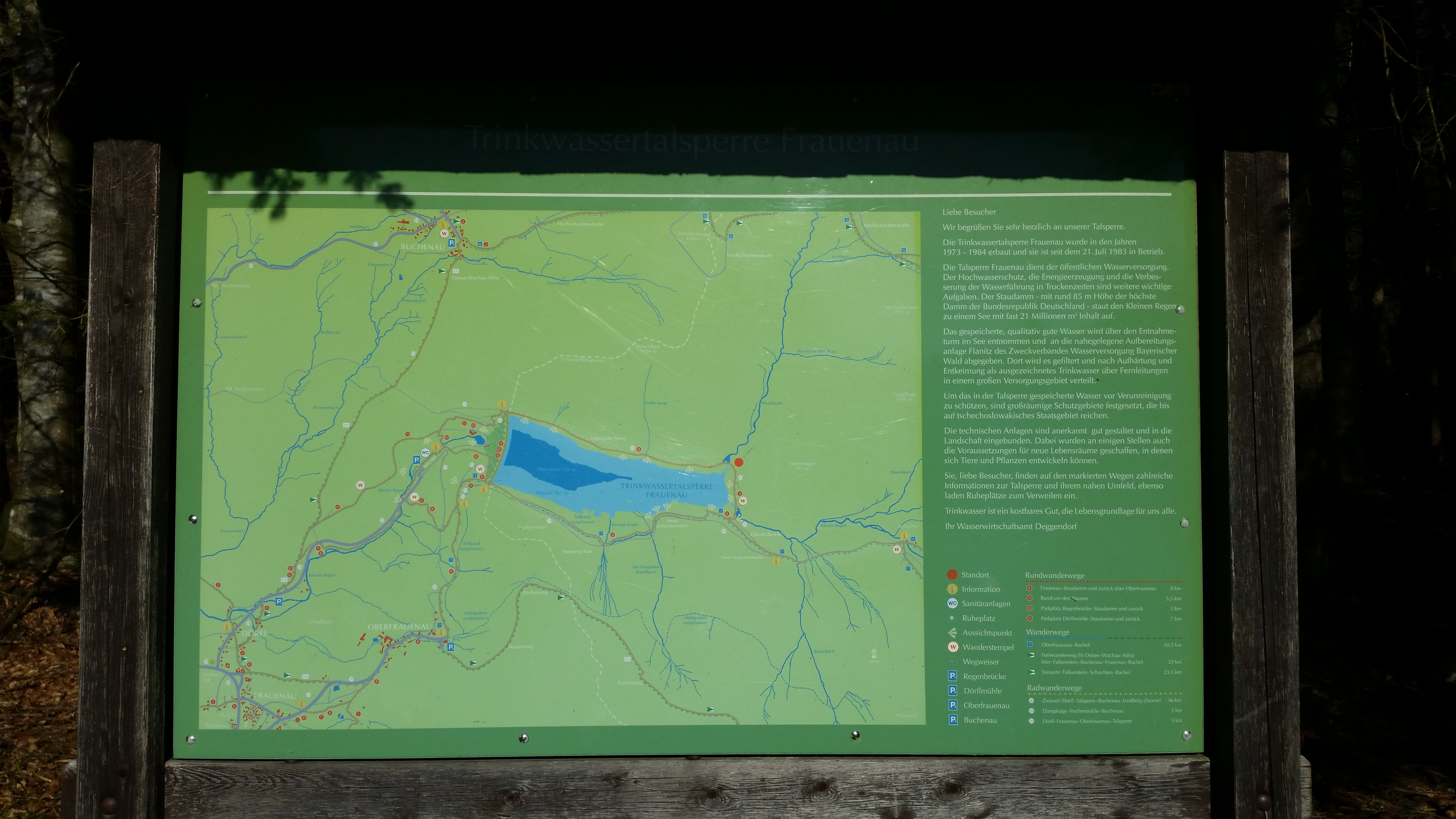 Infotafel beim Geocache=